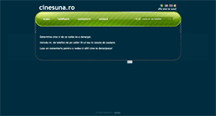 Desktop Screenshot of cinesuna.ro